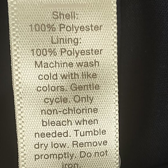 C. Est 1946 Women's Navy Blue Pants Jumpsuit Pleated Flared Sleeves Size L (NWT) - Picture 10 of 10